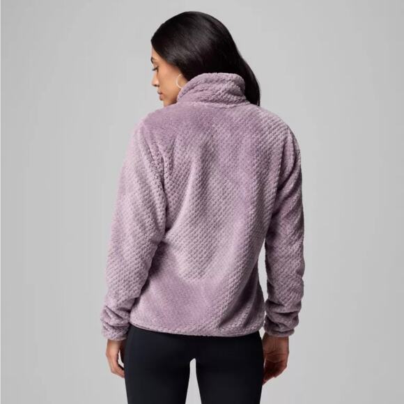 Columbia Other - Columbia Fireside Sherpa Sweatshirt Sweater Lavender half zip Girl's Size XL